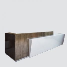 RC-006 contemporary reception counter is minimalist in design but maximum in effect. The eye-catching smooth, clean lines and simplistic layout help create that all-important positive and professional first impression