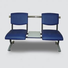 The lower part on the bench is assemble With High-Strength Steel, Anti-Rust Craft & High Stability With Back Rail. The Seat Is Padded With Good Foam For Cozy Seating.